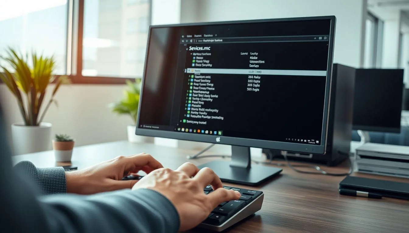 Cara Menonaktifkan Update Windows Melalui Services (c) Ilustrasi AI