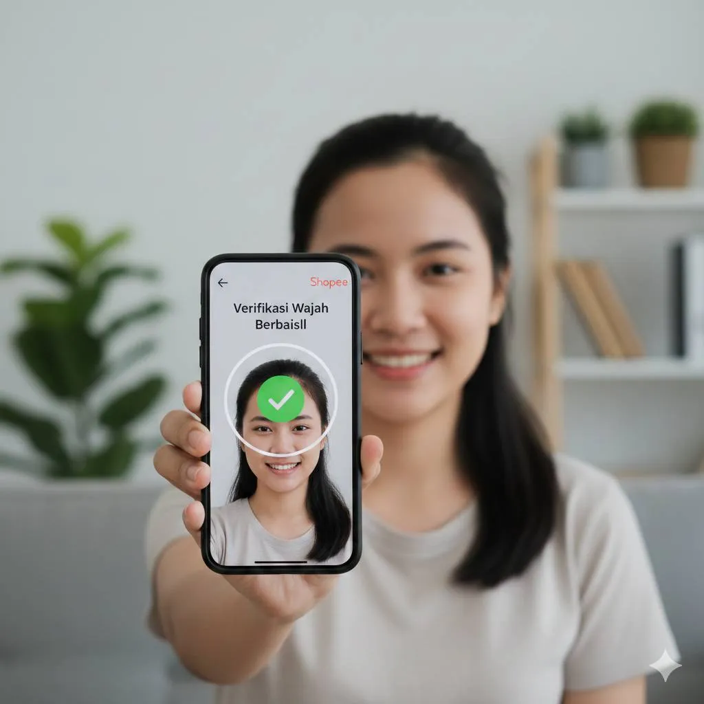 Apa Itu Verifikasi Wajah di Shopee (c) Ilustrasi AI