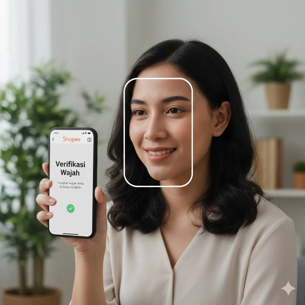 Langkah-Langkah Menonaktifkan Verifikasi Wajah di Shopee (c) Ilustrasi AI
