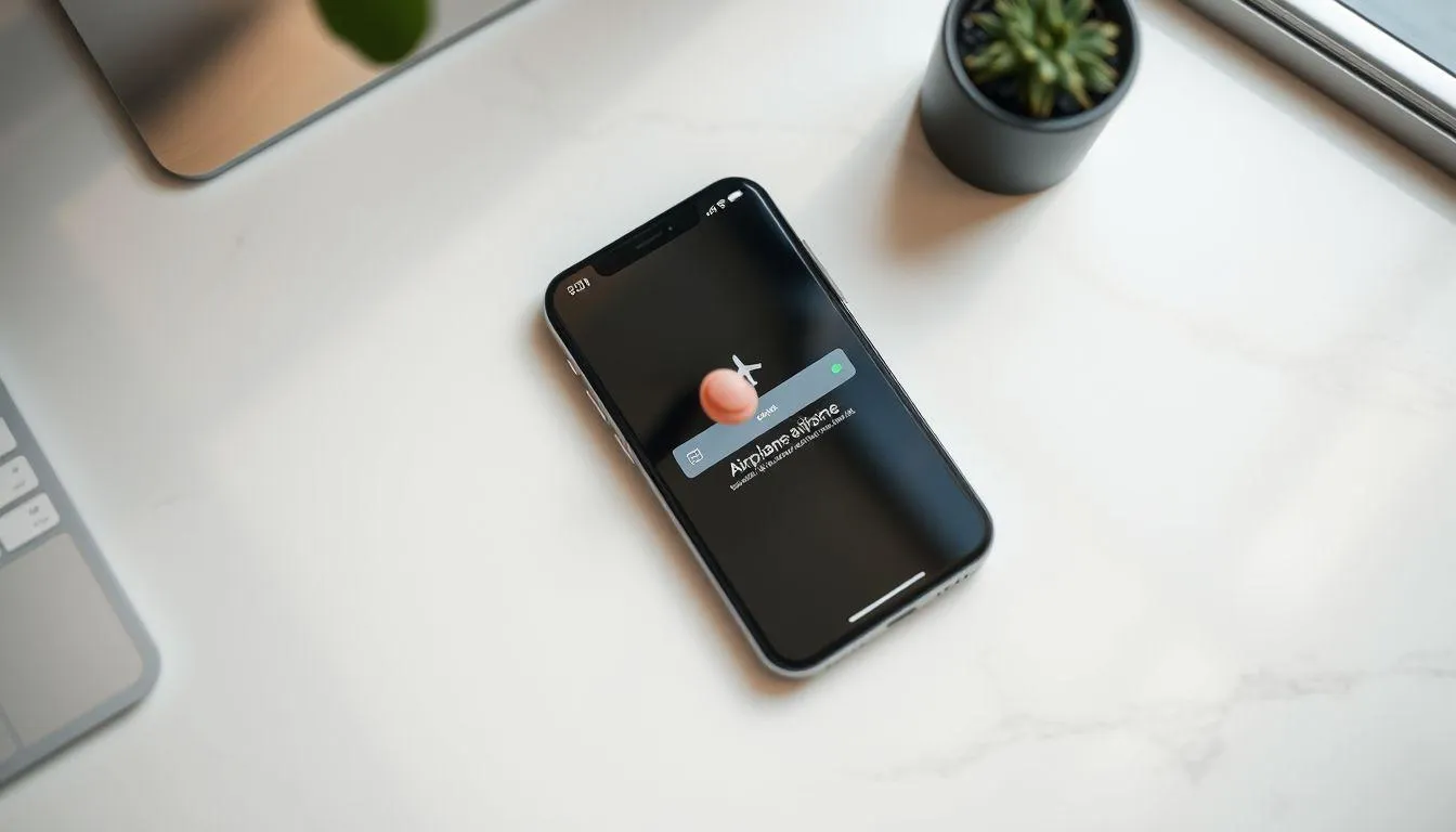 Cara Menonaktifkan WA di Android dengan Mode Pesawat (c) Ilustrasi AI