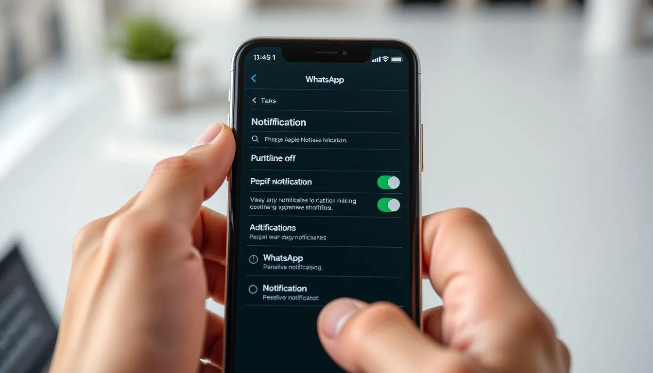 Cara Menonaktifkan WA dengan Mematikan Notifikasi (c) Ilustrasi AI