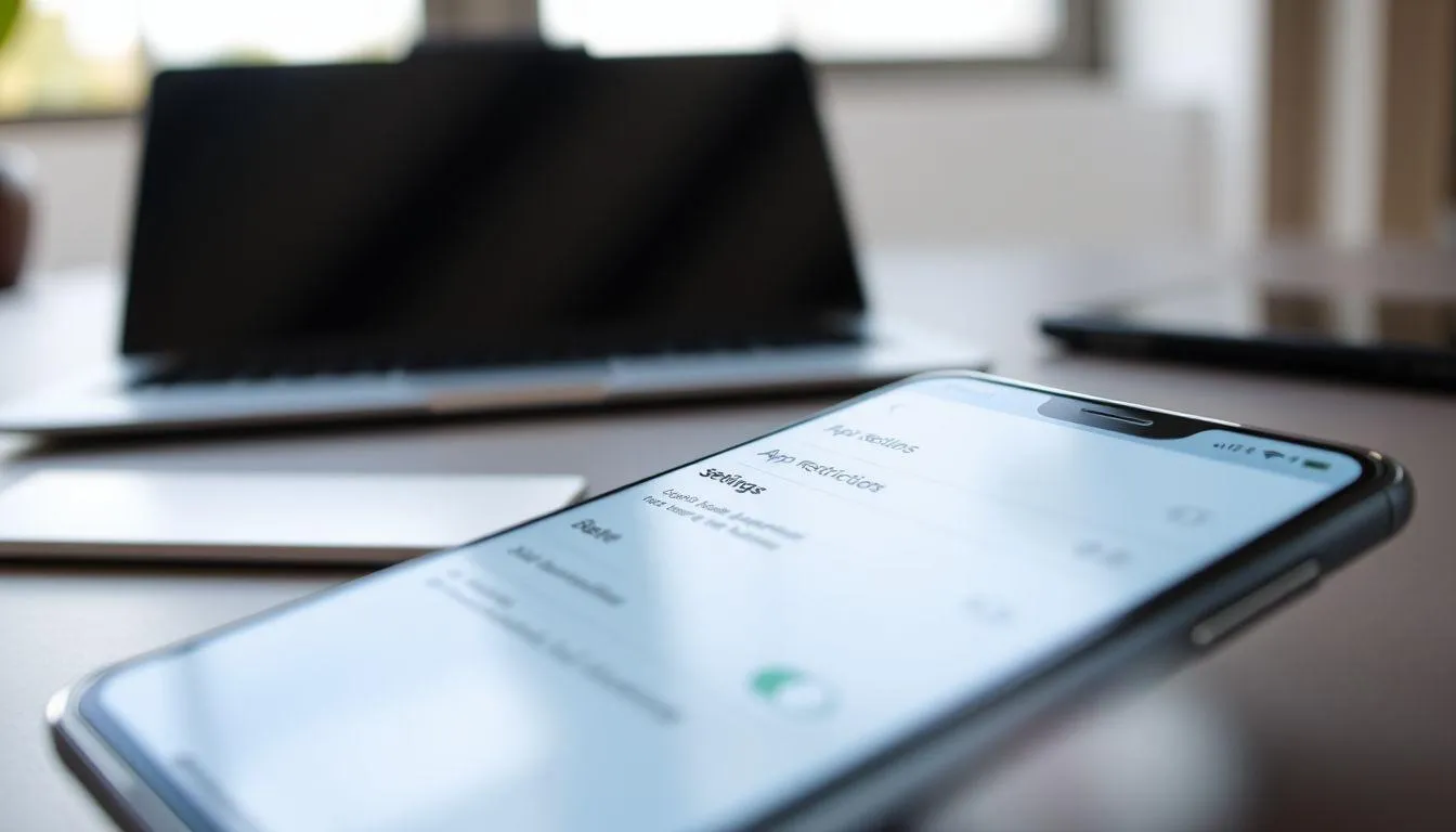 Menggunakan Fitur Pembatasan Aplikasi (c) Ilustrasi AI