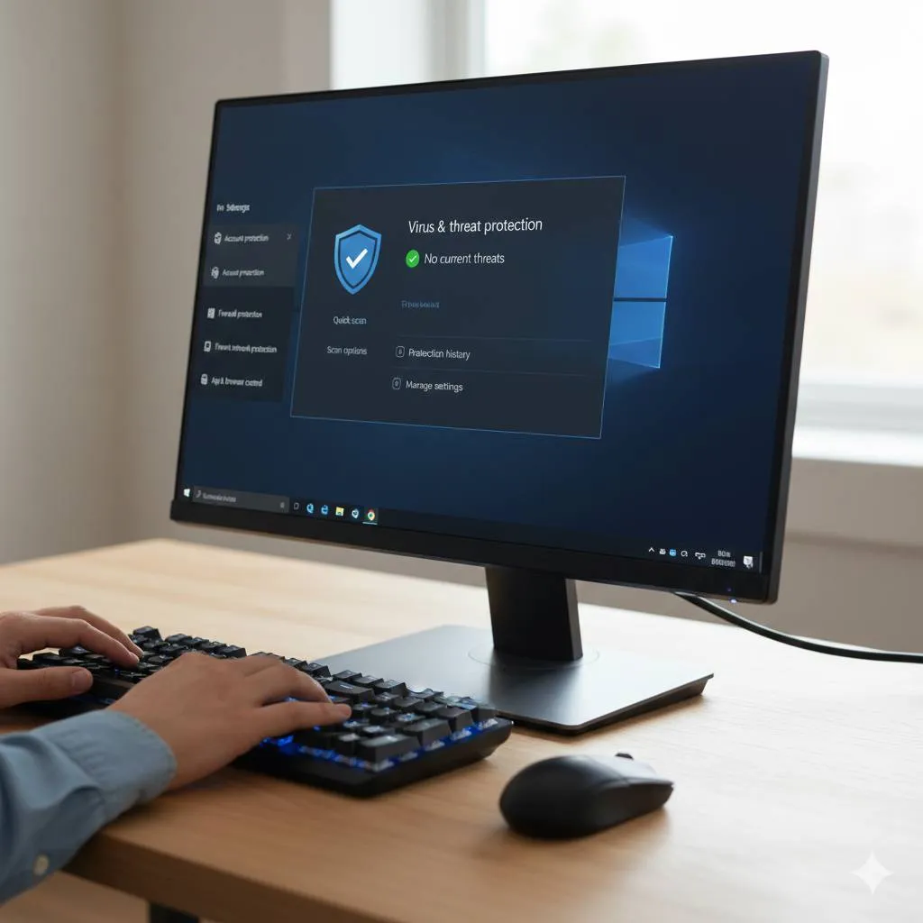 Cara Menonaktifkan Windows Defender Permanen (c) Ilustrasi AI