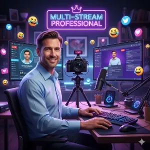 Perbedaan Antara Live Streaming Twitter dan Platform Lain (c) Ilustrasi AI