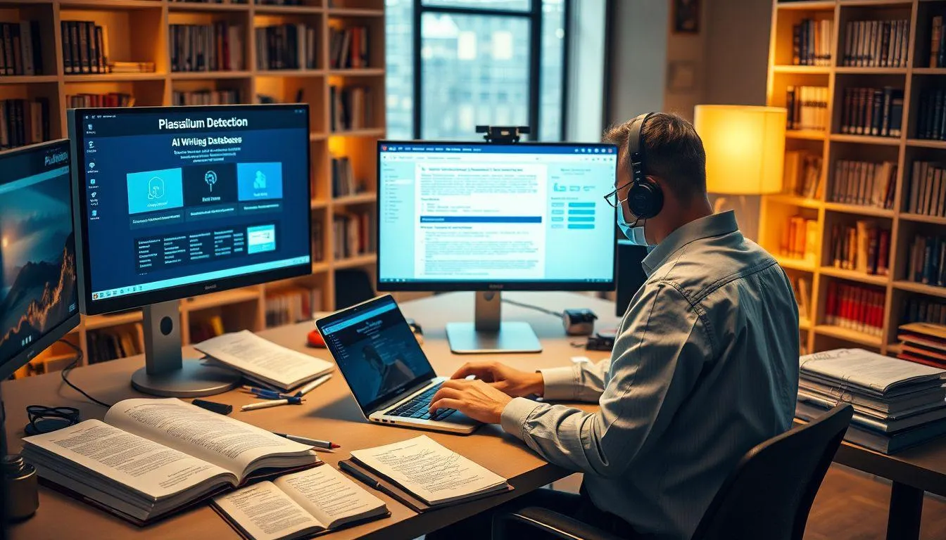 Menghindari Plagiarisme dalam Penulisan AI (c) Ilustrasi AI