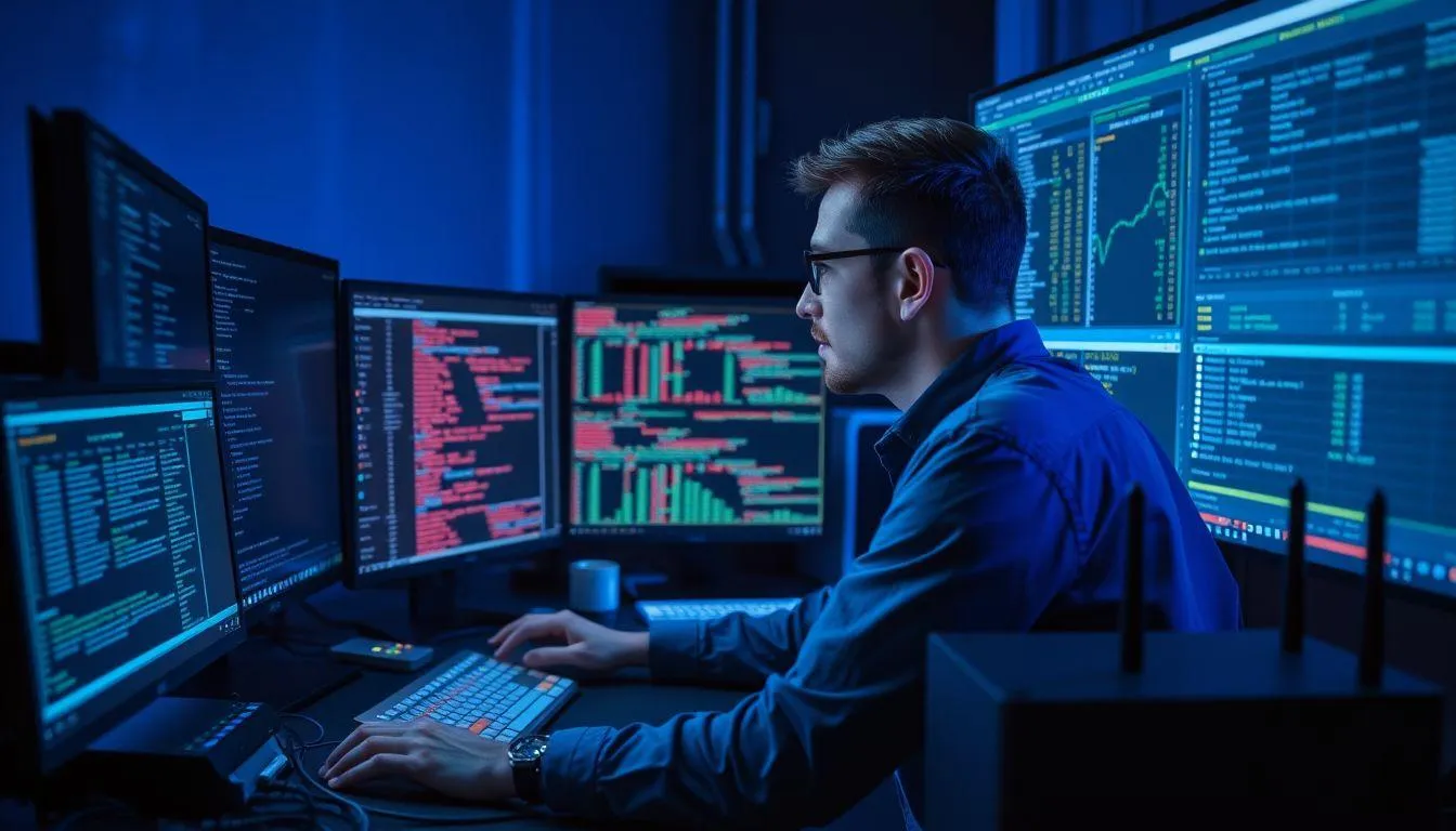 Cara Menyadap HP dengan Memanfaatkan WiFi Network (c) Ilustrasi AI