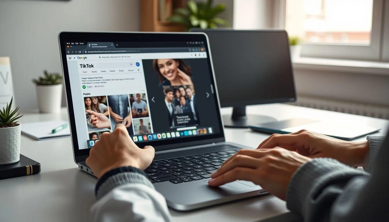 Cara Menyalin Caption TikTok Melalui Laptop (credit:Image by AI)