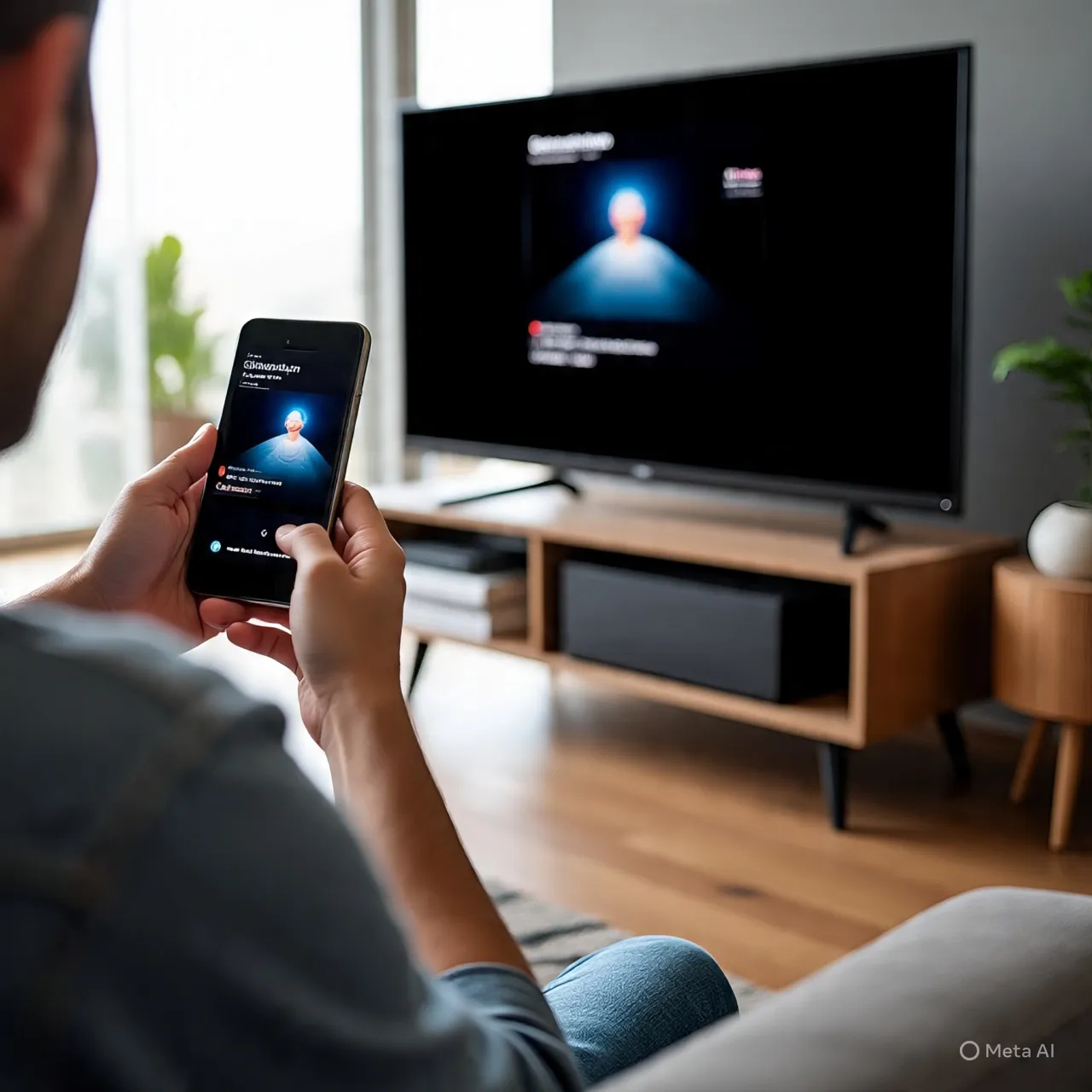 Tips Optimalisasi Koneksi HP ke TV (c) Ilustrasi AI