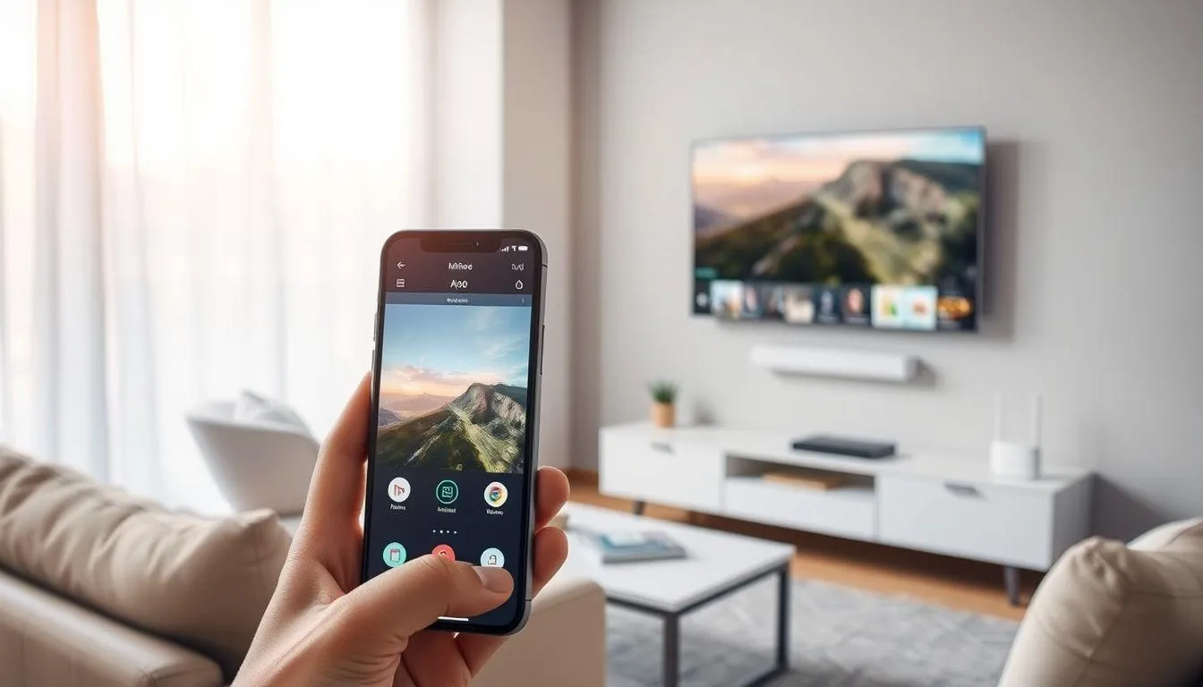 Cara Menyambungkan HP ke TV Menggunakan Aplikasi Pihak Ketiga (credit:Image by AI)