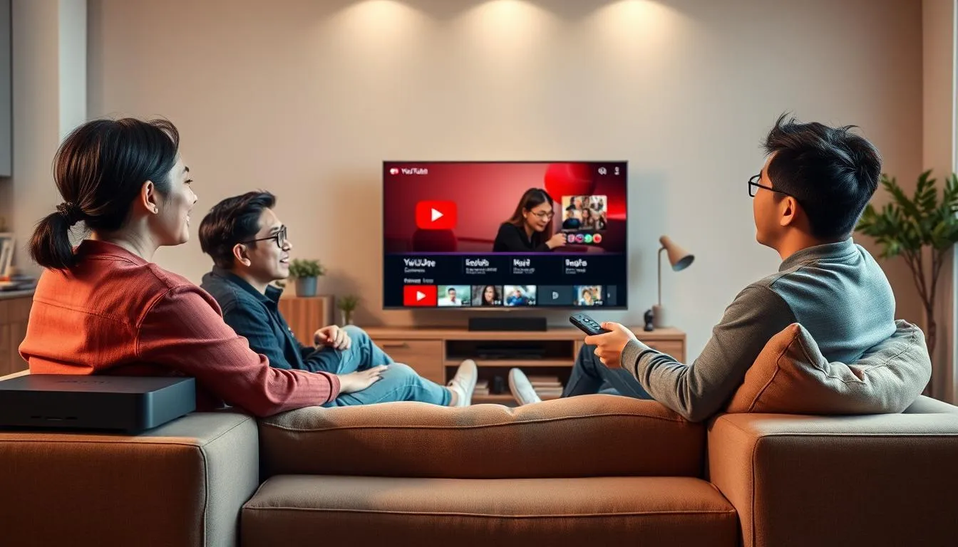 Menggunakan Set Top Box (c) Ilustrasi AI