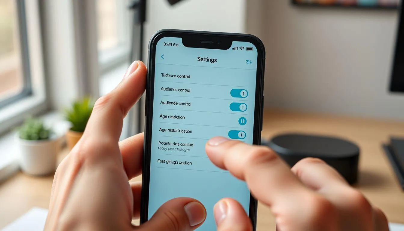Menggunakan Fitur Kontrol Penonton Berdasarkan Usia (c) Ilustrasi AI