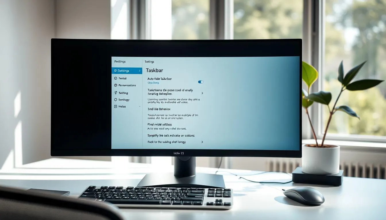 Cara Menyembunyikan Taskbar di Windows 11 Melalui Pengaturan (c) Ilustrasi AI