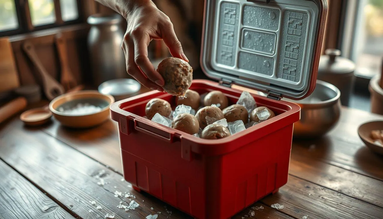 Cara Menyimpan Adonan Bakso Tanpa Kulkas (c) Ilustrasi AI