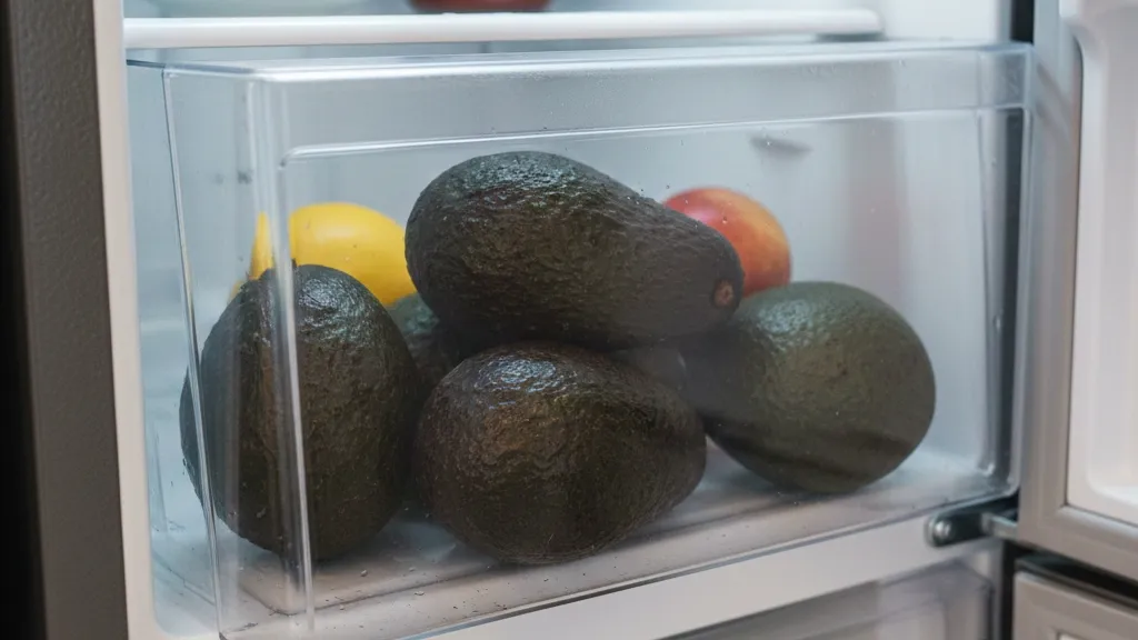 Cara Menyimpan Alpukat yang Sudah Matang di Kulkas (c) Ilustrasi AI