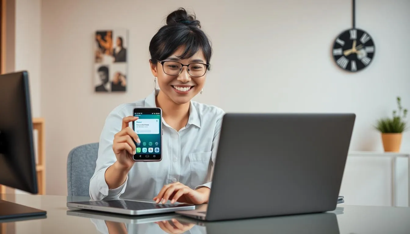 Cara Menyimpan Audio WhatsApp di Android (c) Ilustrasi AI