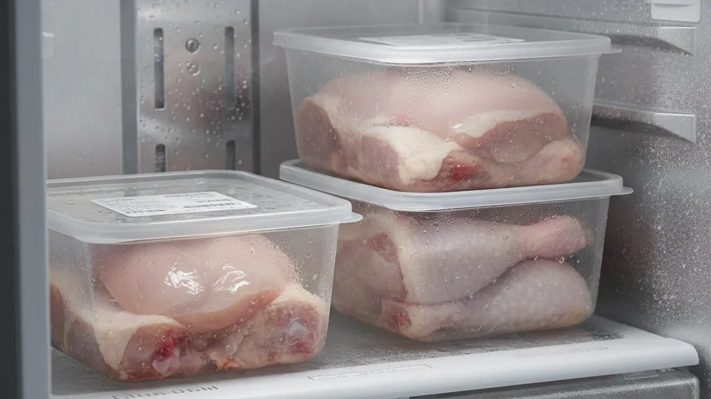 Cara Menyimpan Ayam di Kulkas yang Benar (c) Ilustrasi AI