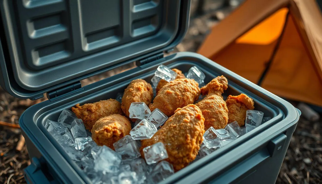 Cara Menyimpan Ayam Goreng Tanpa Kulkas untuk Kondisi Darurat (c) Ilustrasi AI