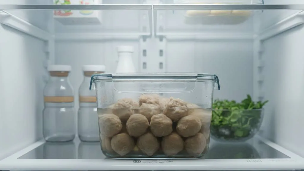 Pengertian dan Prinsip Dasar Penyimpanan Bakso (c) Ilustrasi AI