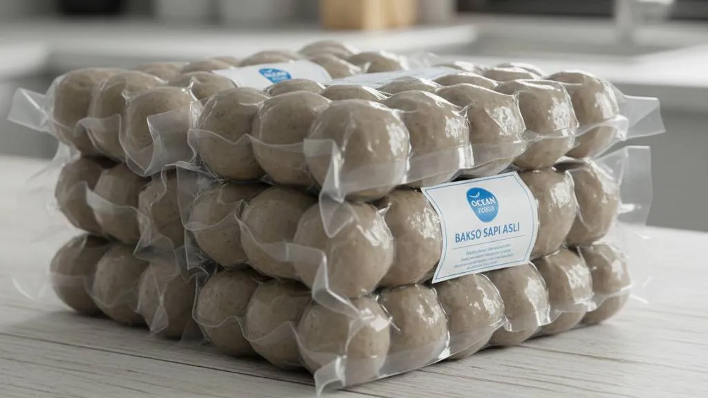 Metode Penyimpanan Bakso dengan Teknologi Vakum (c) Ilustrasi AI