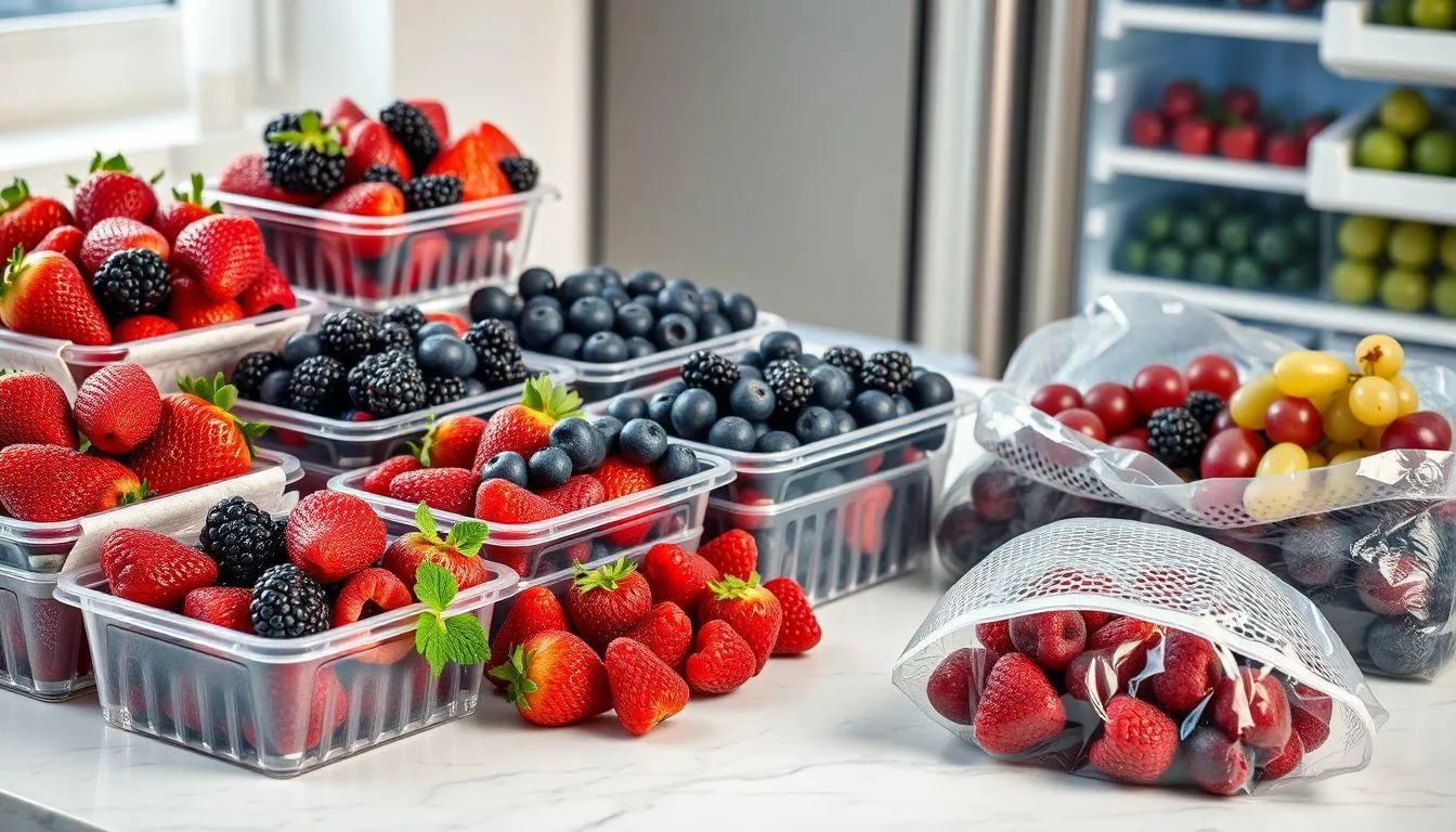 Jenis Buah yang Sebaiknya Disimpan di Kulkas (c) Ilustrasi AI