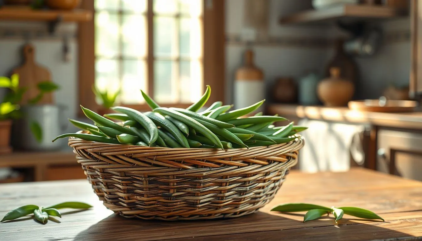Cara Menyimpan Buncis Tanpa Kulkas (c) Ilustrasi AI