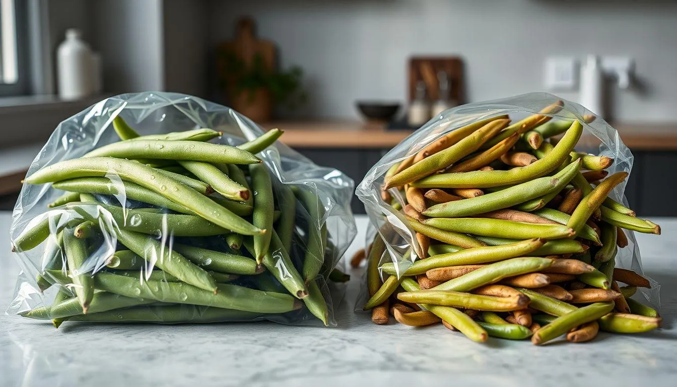 Kesalahan Umum dalam Menyimpan Buncis (c) Ilustrasi AI