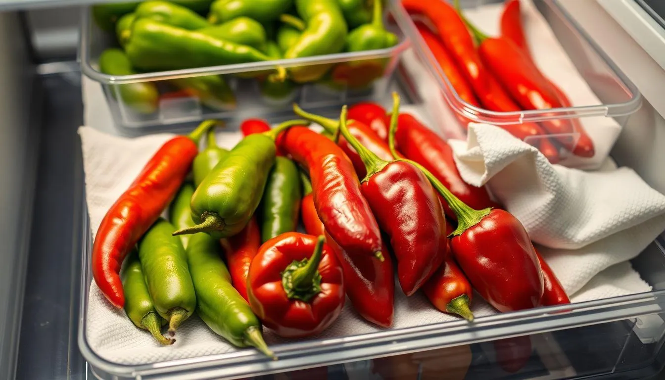 Cara Menyimpan Cabai Agar Awet di Kulkas (c) Ilustrasi AI