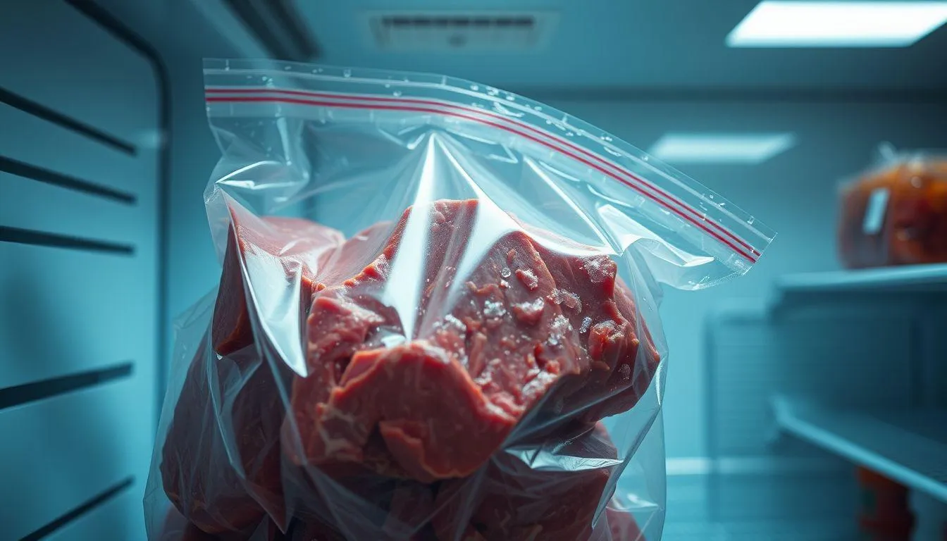 Kesalahan Umum dalam Menyimpan Daging Kurban (c) Ilustrasi AI