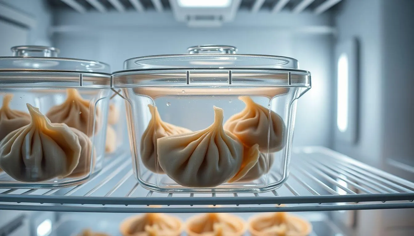 Cara Menyimpan Dimsum Mentah di Kulkas (c) Ilustrasi AI