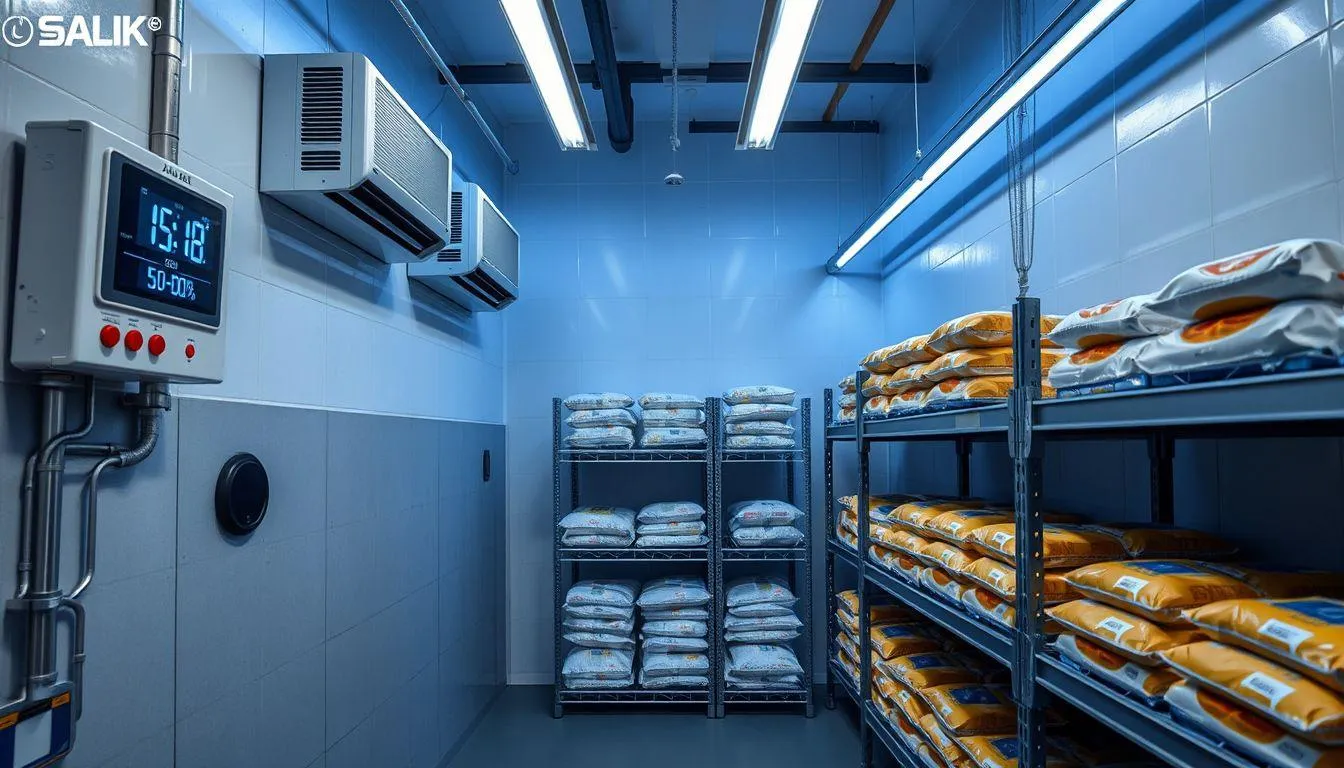 Penggunaan Ruangan Bersuhu Rendah dan Pengaturan Lingkungan (c) Ilustrasi AI