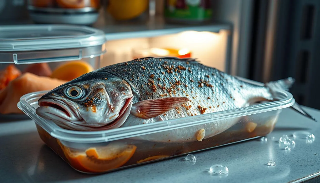 Kesalahan Umum dalam Menyimpan Ikan Berbumbu (c) Ilustrasi AI