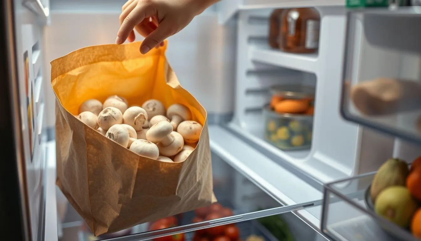 Cara Menyimpan Jamur di Kulkas dengan Benar (c) Ilustrasi AI