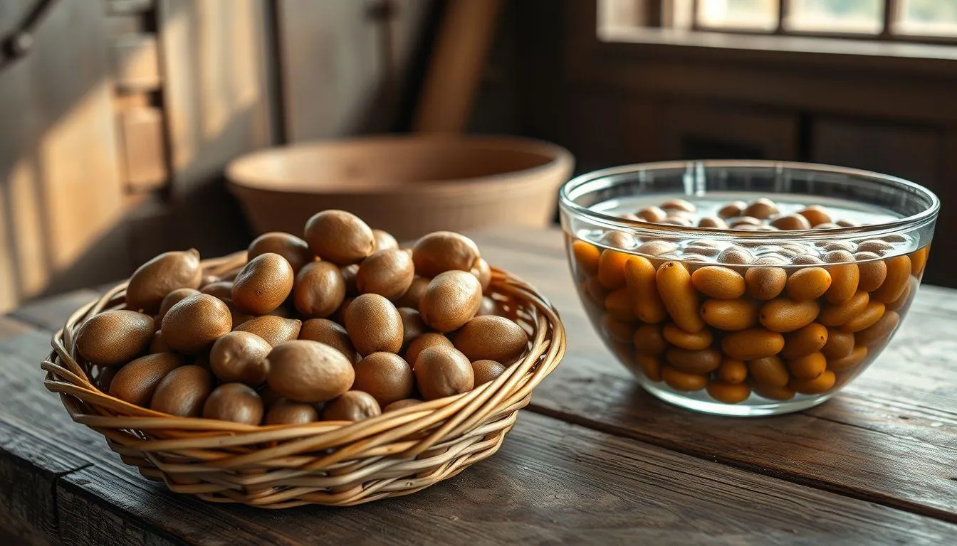 Cara Menyimpan Jengkol Mentah Tanpa Kulkas (c) Ilustrasi AI