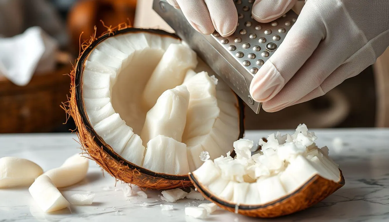 Tips Memilih dan Mempersiapkan Kelapa Parut untuk Disimpan (c) Ilustrasi AI