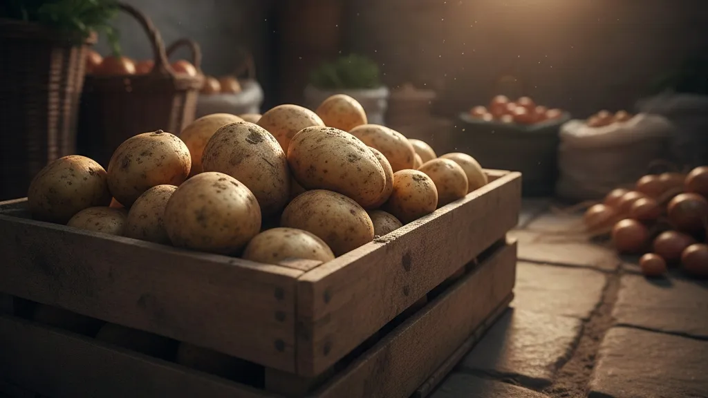 Tips Memilih Kentang yang Tahan Lama (c) Ilustrasi AI