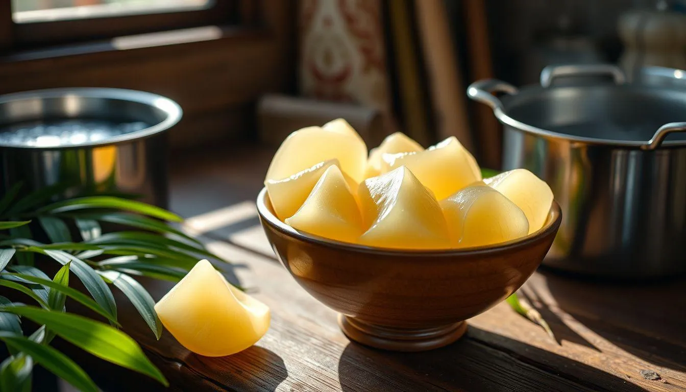 Cara Menyimpan Kolang Kaling Tanpa Kulkas (c) Ilustrasi AI