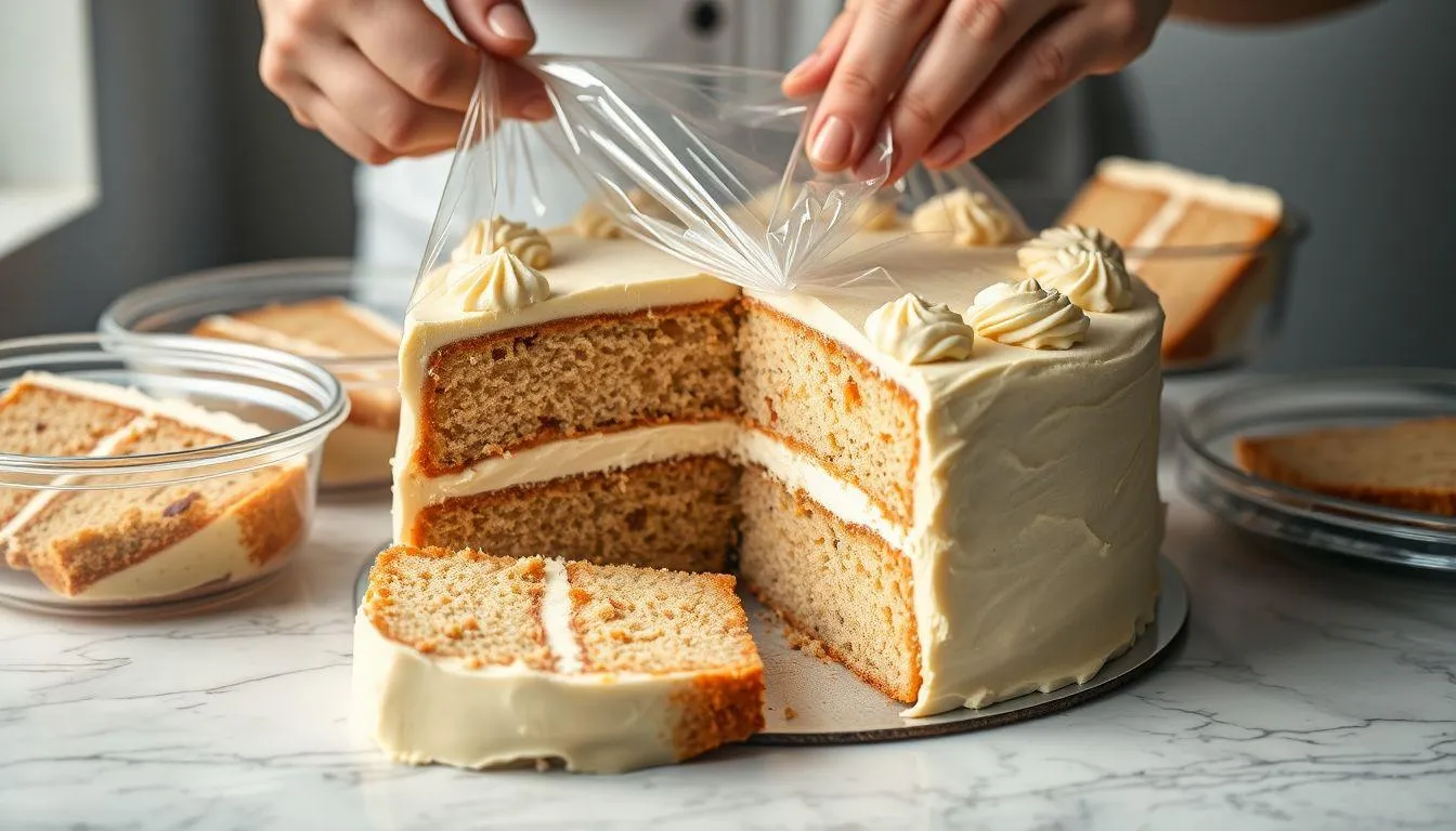 Tips Menyimpan Kue Ulang Tahun yang Sudah Dipotong (c) Ilustrasi AI