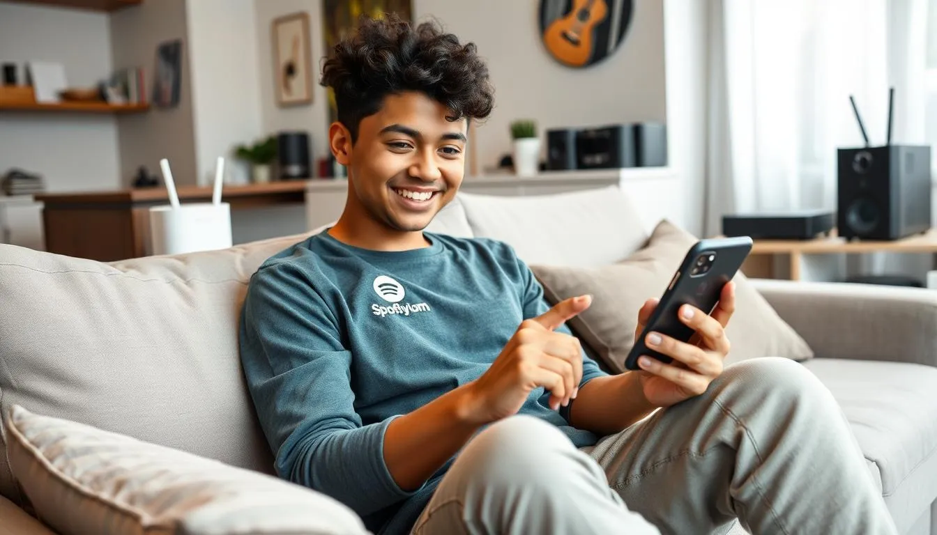 Syarat Menyimpan Lagu di Spotify (credit:Image by AI)