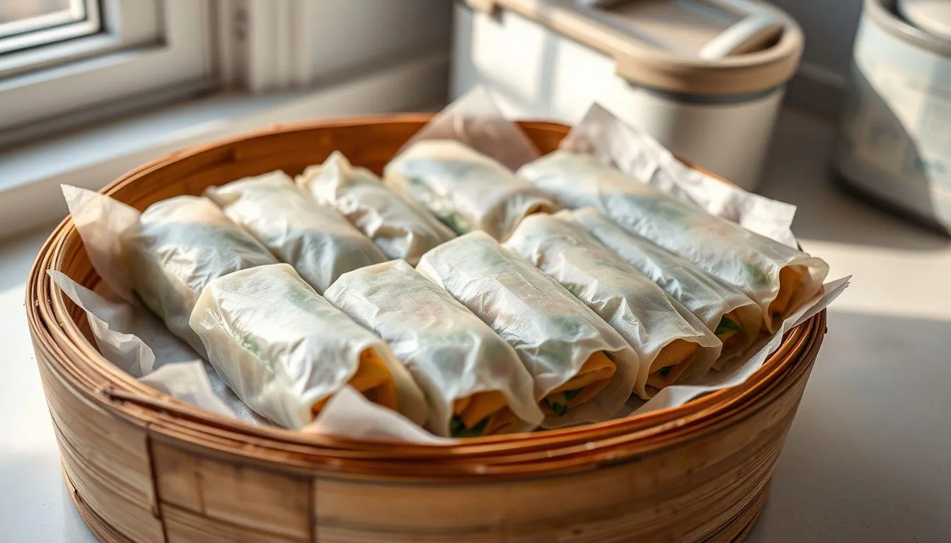 Cara Menyimpan Lumpia Mentah Tanpa Kulkas (c) Ilustrasi AI