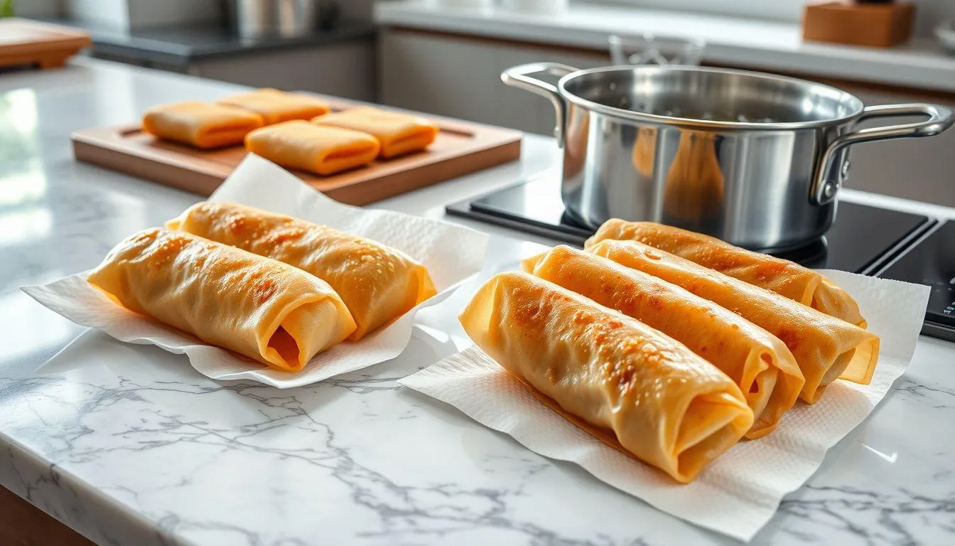 Cara Menggoreng Lumpia Setelah Disimpan (c) Ilustrasi AI