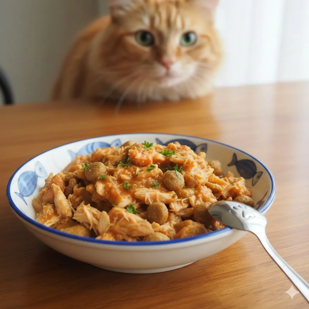 Tips Membeli dan Menggunakan Makanan Basah Kucing (c) Ilustrasi AI