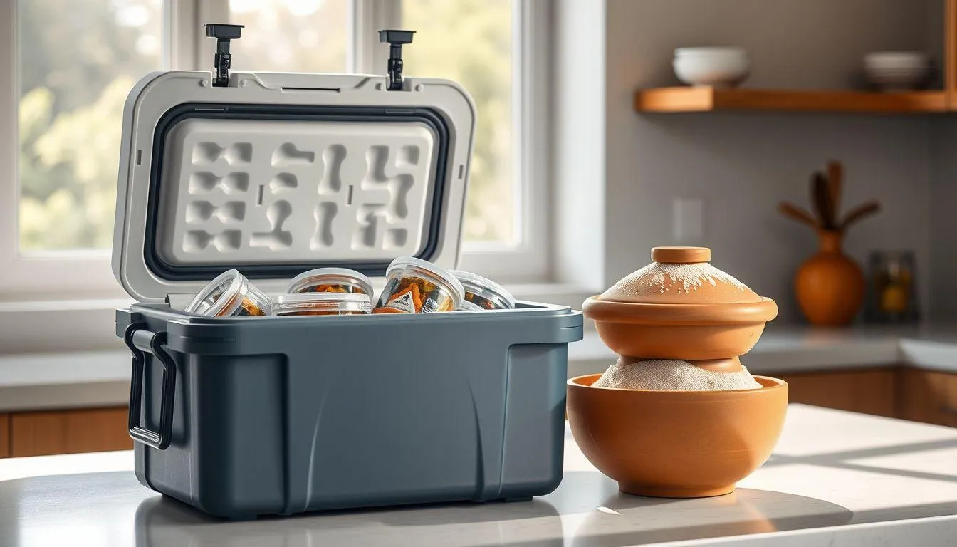 Alternatif Penyimpanan Dingin Tanpa Kulkas Konvensional (c) Ilustrasi AI