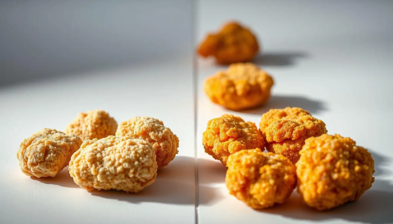 Perbedaan Penyimpanan Nugget Homemade dan Nugget Komersial (c) Ilustrasi AI