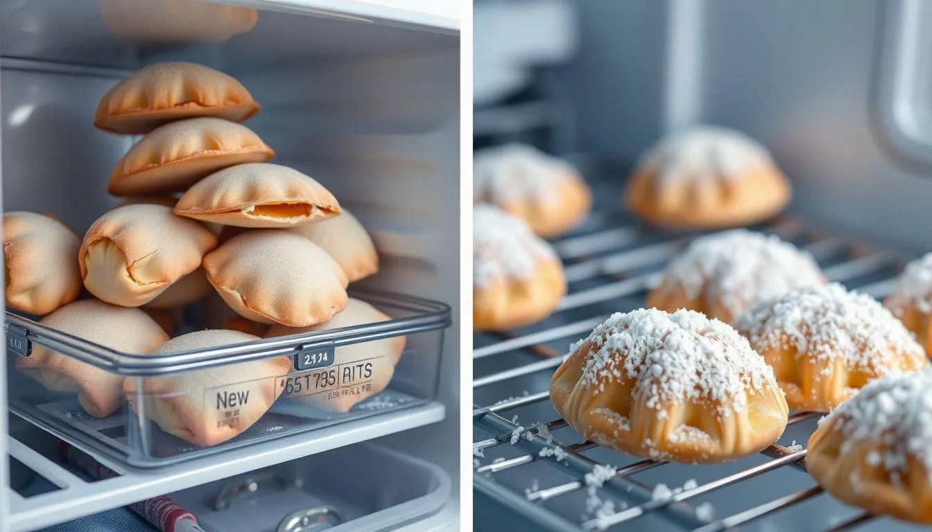 Kesalahan Umum dalam Menyimpan Pastel Mentah (c) Ilustrasi AI