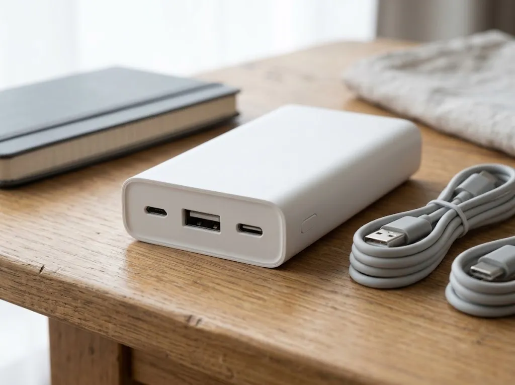 Cara menyimpan power bank yang benar agar tidak meledak (AI generated)