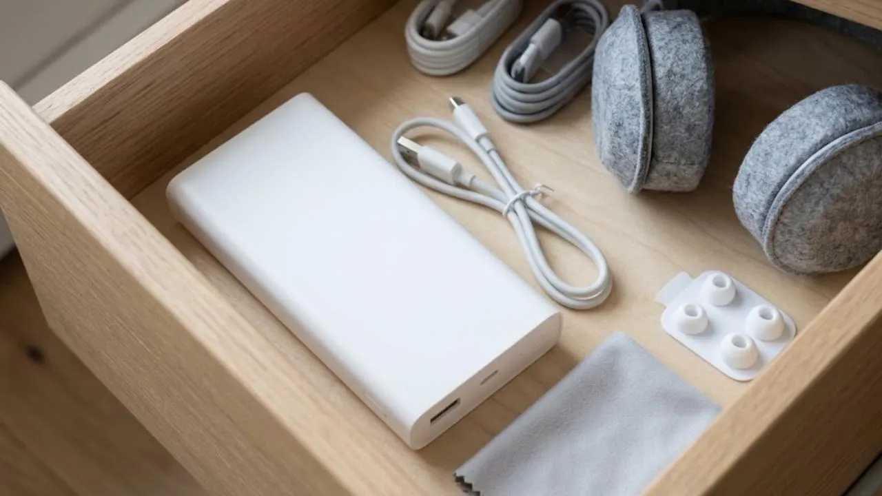Cara menyimpan power bank yang benar agar tidak meledak (AI generated)