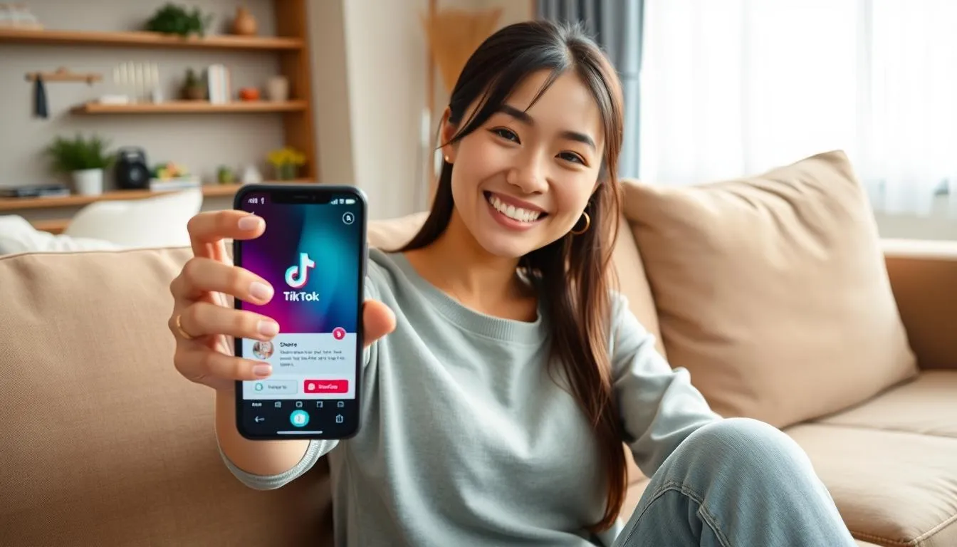 Menggunakan Fitur Bawaan Aplikasi TikTok (c) Ilustrasi AI