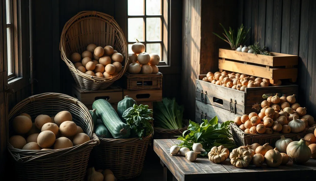 Cara Menyimpan Sayuran Tanpa Kulkas (c) Ilustrasi AI