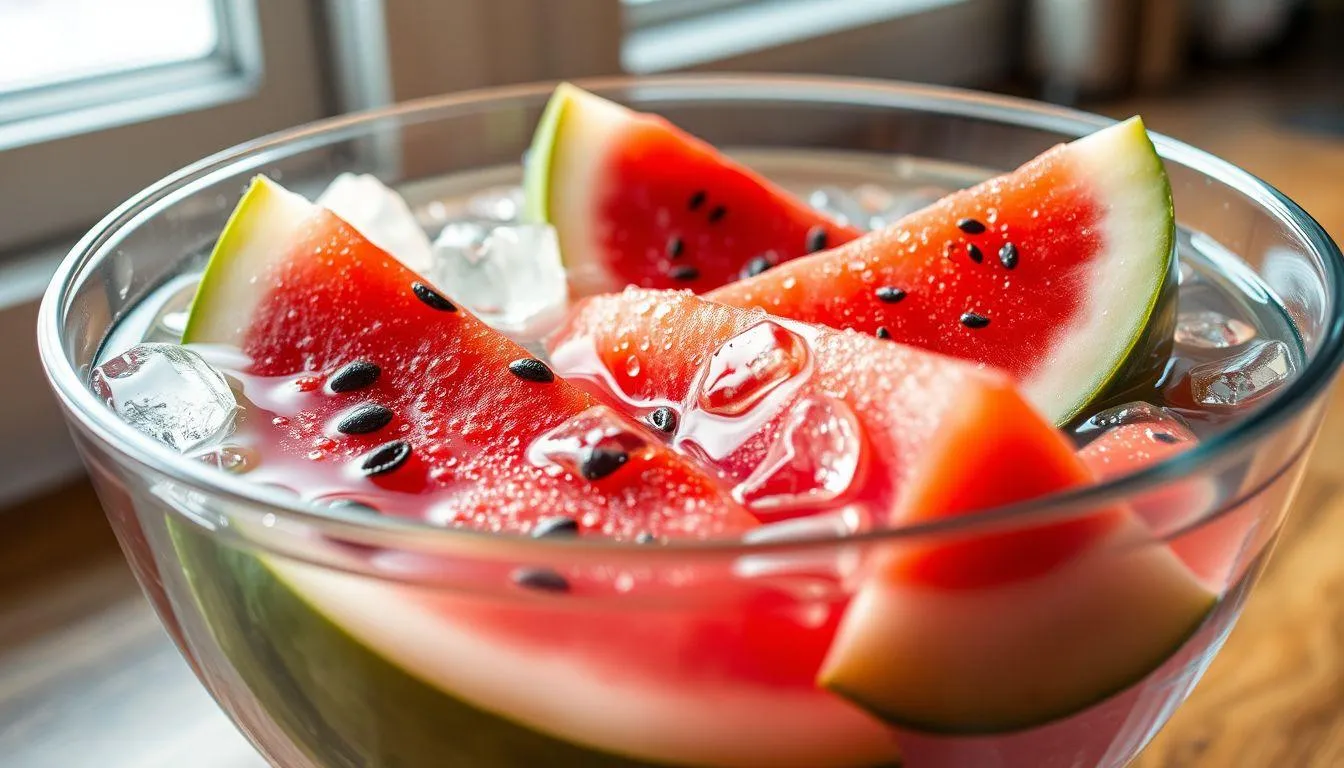 Cara Menyimpan Semangka Potong Tanpa Kulkas (c) Ilustrasi AI