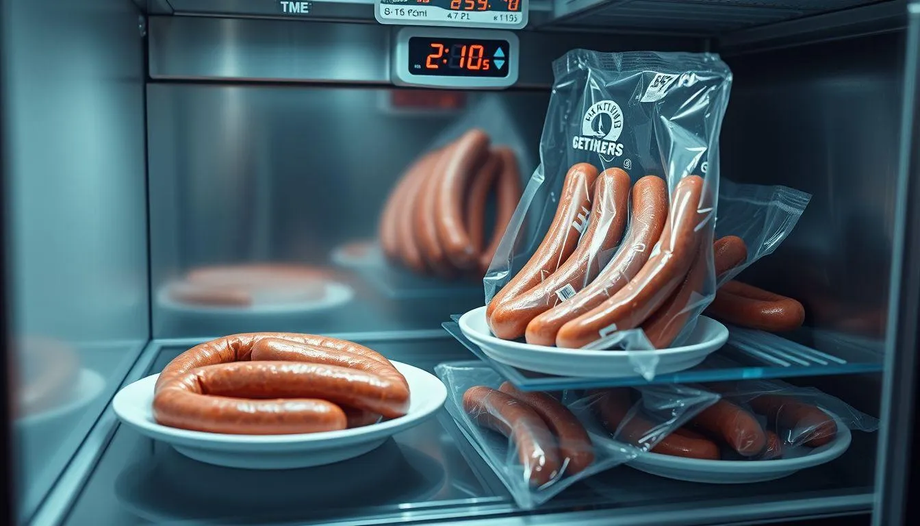 Pengertian Penyimpanan Sosis yang Tepat (c) Ilustrasi AI